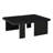 Modern Minimalist Coffee Table Set, Rectangle Coffee Table with Splicing Design, Multifunctional Combination Table for Living Room-1414012911