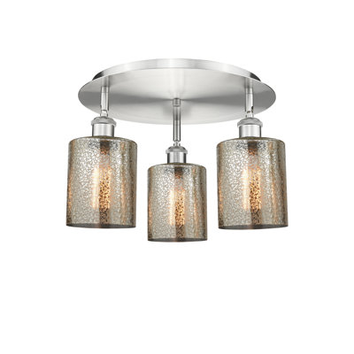 Dublin Glass Semi Flush Mount