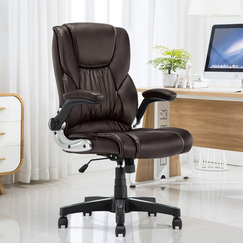 Fauteuil de direction Dolci, Brun