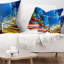 Coussin lombaire à l’art de la soirée cityscape hong kong city