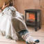 Ashleen Marlow Home Co. 26 cm W Black Fireplace
