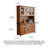 American Solid Wood Dining Room Storage Food Cabinet