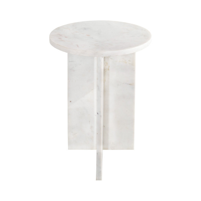 GRACE ACCENT TABLE GREEN, White