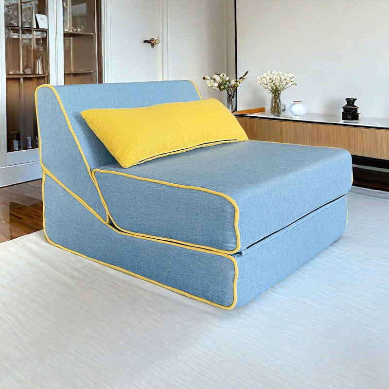 Three - in - One Folding Sofa: Convertible Bed, Easy to Carry Outdoors, Suitable