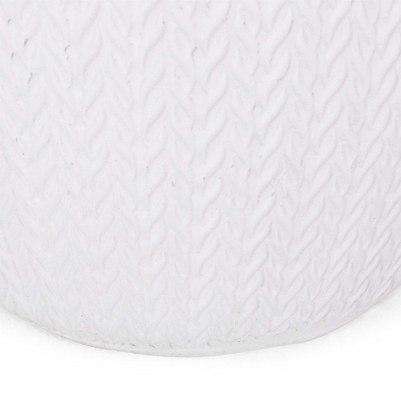 Table d'appoint bohémienne en béton léger pour une utilisation intérieure et extérieure, design polyvalent et résistant au vent