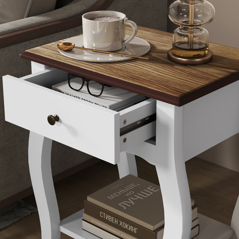 45cm W MDF Bedside Table
