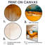 Orange cubiste melon - ensemble de 6 impressions sur toile Melon-2103486260-2103486267