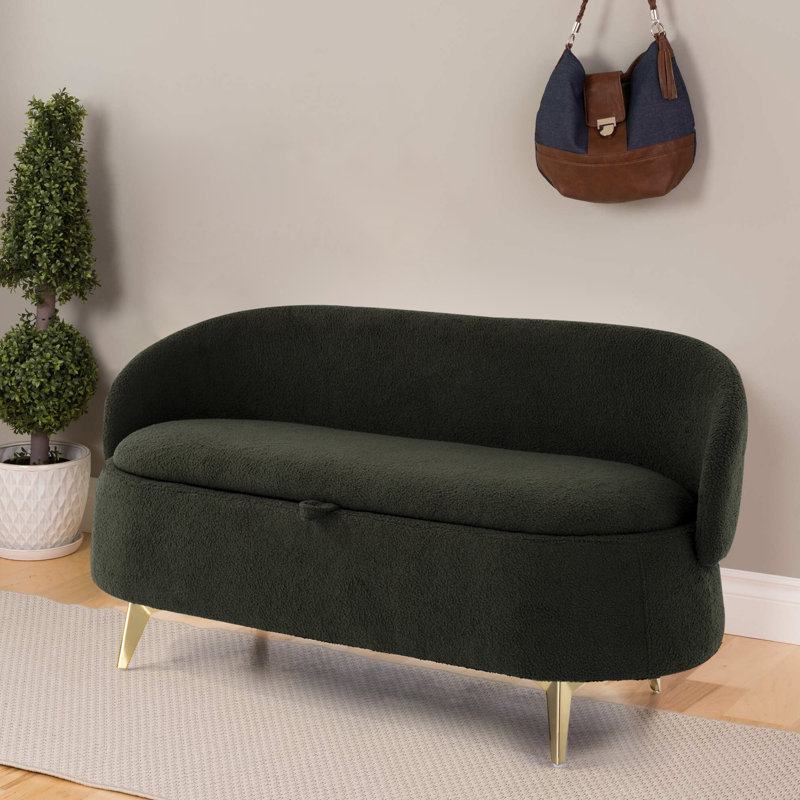 Banc de lit Renitta, Vert