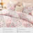 Soft Reversible Pink Comforter Set