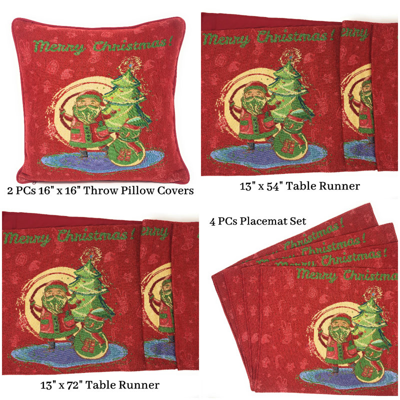 Howley Holiday 8 Piece Dining Linen Set