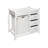Degraff Deluxe Sleigh Style Changing Table with Pad, 3 Baskets and Hamper-565367369