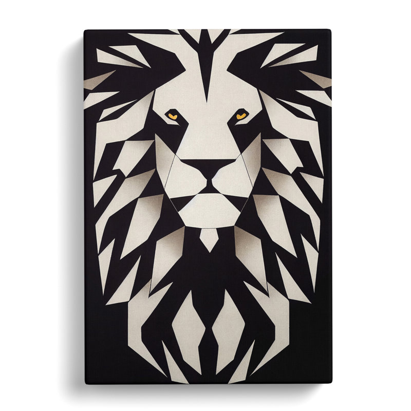Lion - Wrapped Canvas, 50cm H x 35cm W x 3cm D