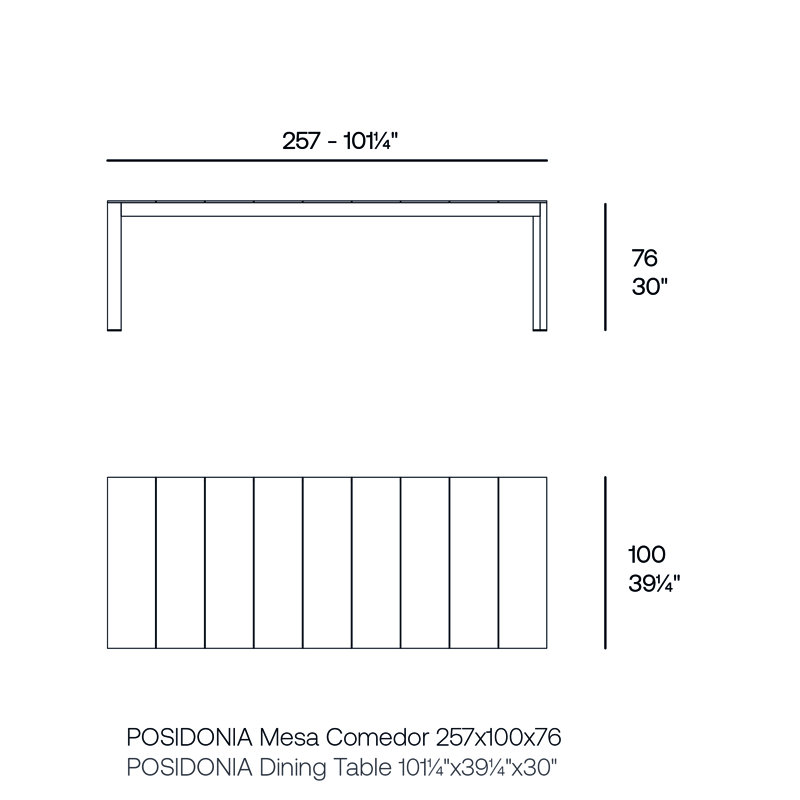 Posidonia Dining Table