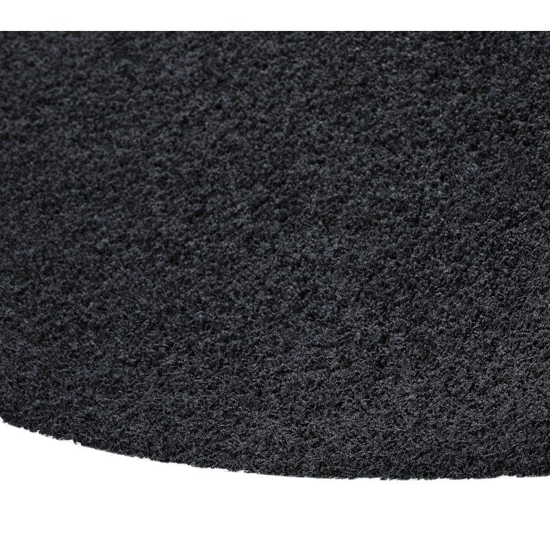 Avett Solid Colour Area Rug, Round 133cm