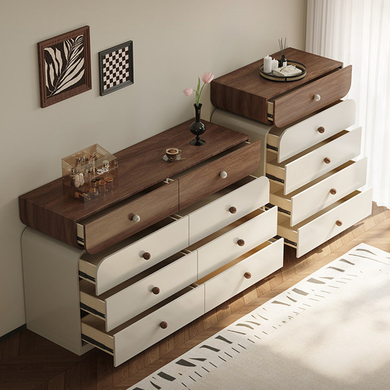 Commode d'appoint moderne de style crème