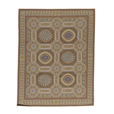 Hand Knotted Wool Geometric Area Rug