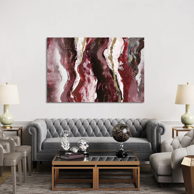 Effectus II, Red, 40" H x 60" W