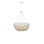 Wychwood 6 - Light Wrought Iron/Kraft Paper Twine Chandelier