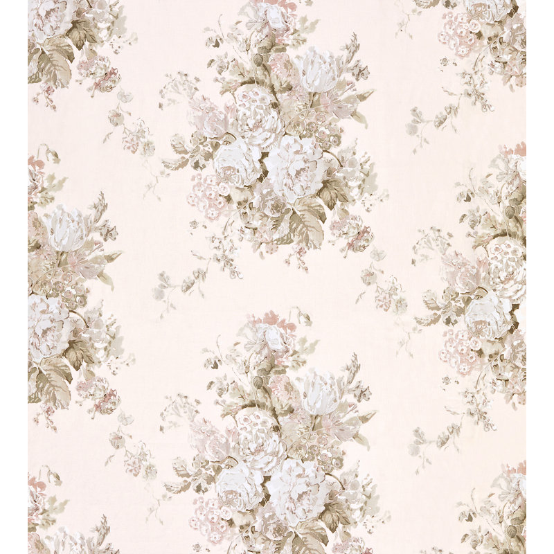 Flora Sybilla Bouquet Fabric, Rose Quartz