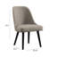 Chaise rembourrée Harpersfield Foundry Mid-Century, étain brossé