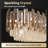 Gethen 8 - Light Crystal Tiered Chandelier-874750473