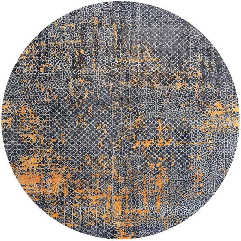Aguiluz Moroccan Indoor Rug, Round 3'