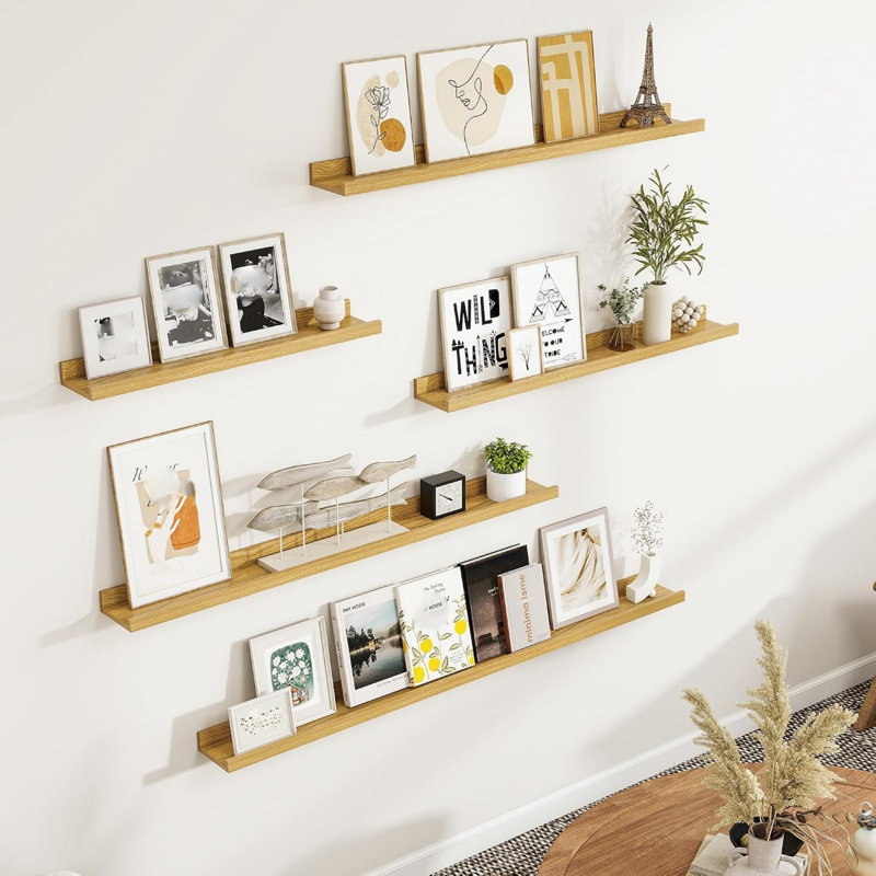 4.1cm H x 121.9cm W Bookcase