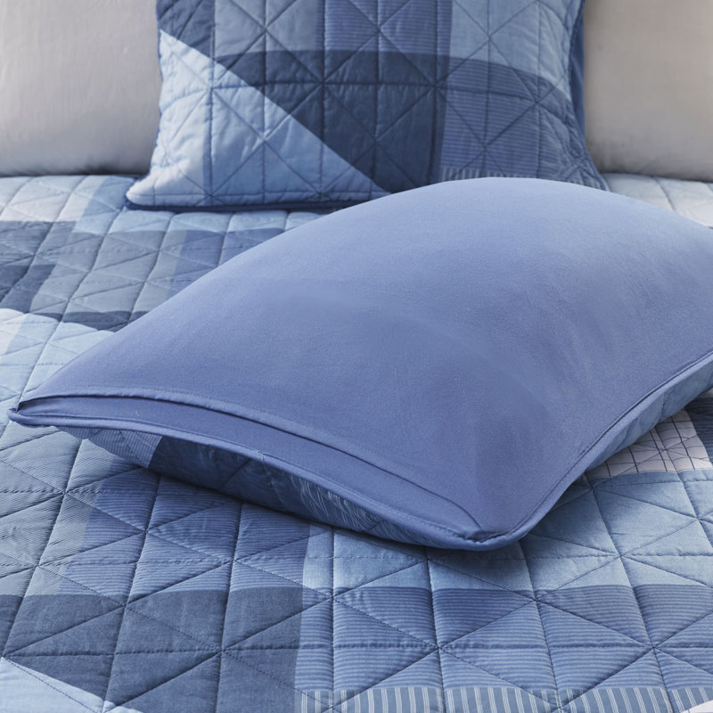 Literie Tamsyn, Courtepointe double / grand et 2 taies décorative