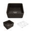 Évier de cuisine de ferme avec accessoires L 20 po x l 10 po-61605024