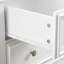 Commode de rangement 6 tiroirs blanc