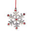 Figurine suspendue flocon de neige unique