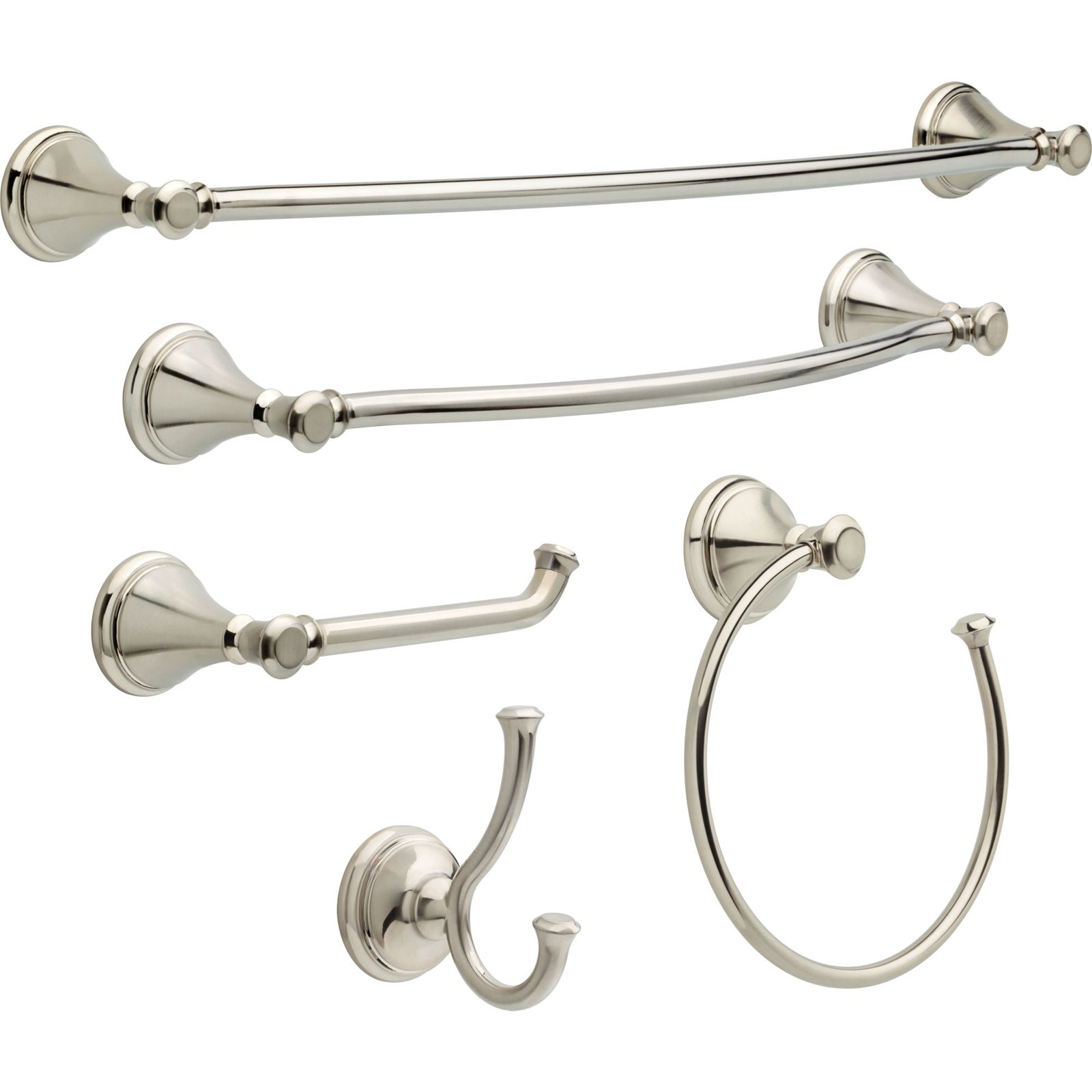 Cassidy™ Round Open Towel Ring, Brilliance Stainless