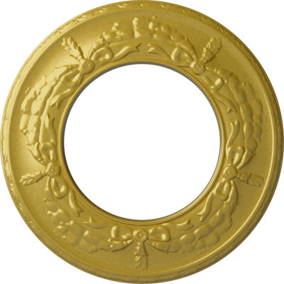 Médaillon de plafond H 13,25 po x l 13,25 po x P 0,875 po Salem