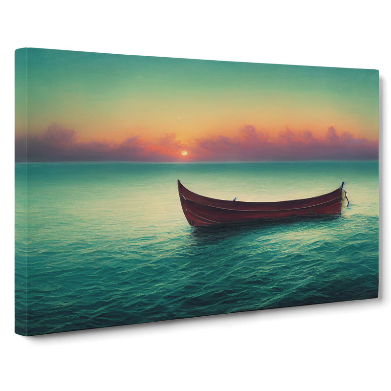 Mesmerising Boat - Wrapped Canvas Print, 35cm H x 50cm W x 3cm D