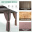 14 pi. L 12 pi. D Pavillon de jardin en acier
