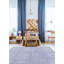 Tapis bleu clair Humaira Gabbeh 8 pi 4 po x 9 pi 10 po