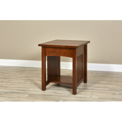 Table de bout en bois massif Abbot