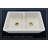 32.75" L x 19.88" W Double Basin Farmhouse Kitchen Sink with Accessories-82987224