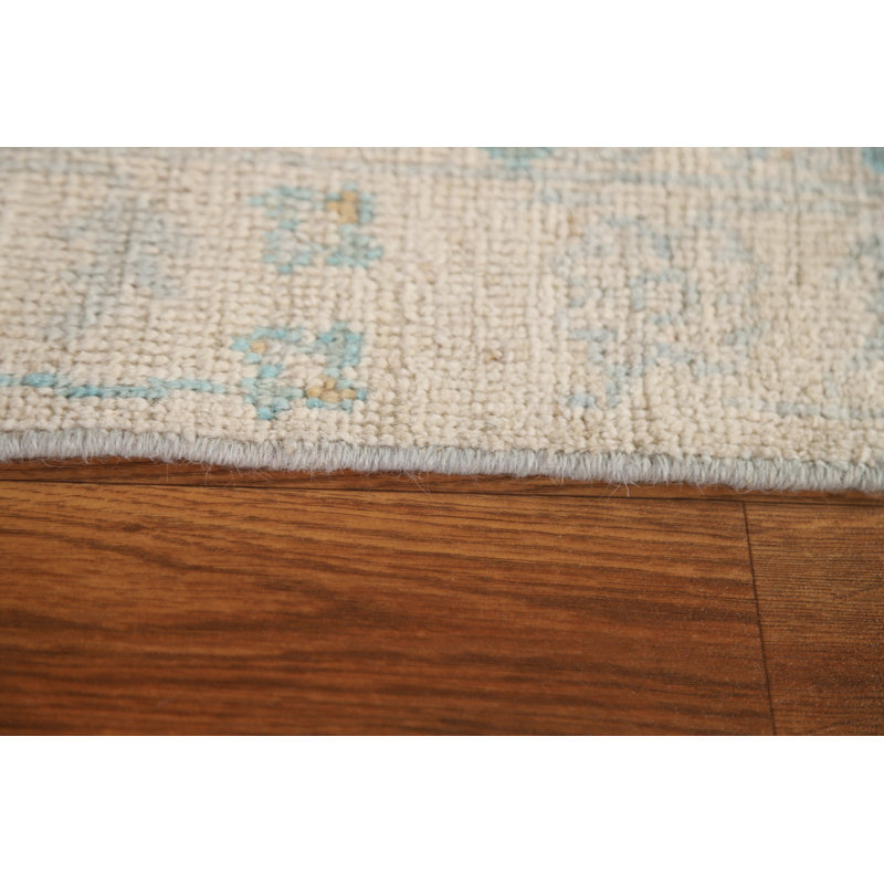 One-of-a-Kind 2'0" X 3'0" New Age Wool Area Rug in