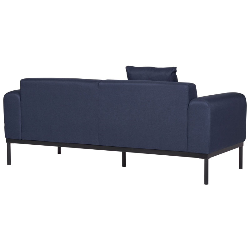 MALMOS 4 - Piece Living Room Set, Dark Blue/Brown