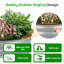 Lit de jardin surélevé en métal 2,5 pi x 2,5 pi Cotilla-2079043024
