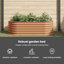 Garden Raised Bed Outdoor Planter Flower Plant Stand Galvanised Steel-287292989