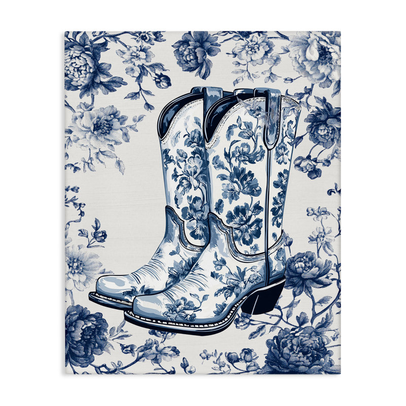 Fleurs et fleurs bleues printanières, H 20 po x l 16 po