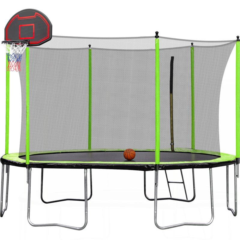 12Ft Green Trampoline 2023
