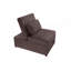 Fauteuil-lit contemporain avec coussin, sofa confortable