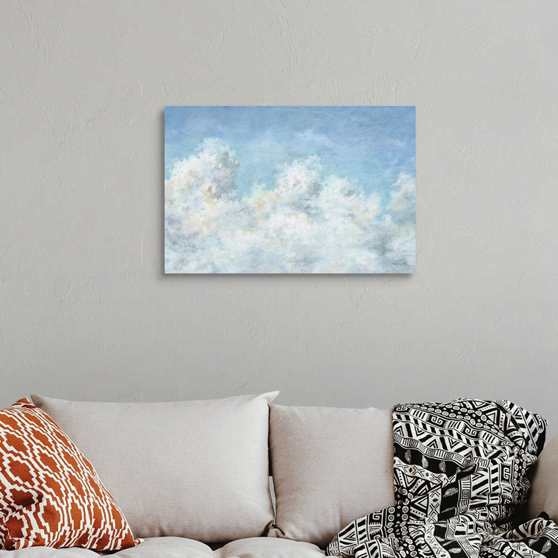«Heavenly Blue 01» par Lisa Audit - reproduction d'art, Toile tendue, H 20 po x l 30 po x P 1,25 po