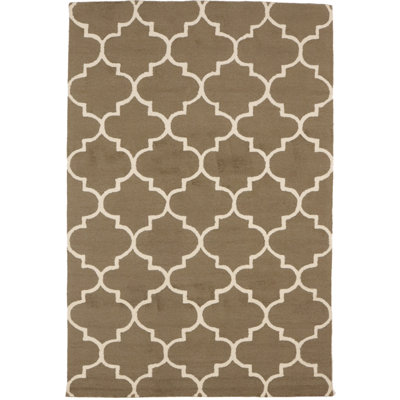 Tapis oriental brun 5X8