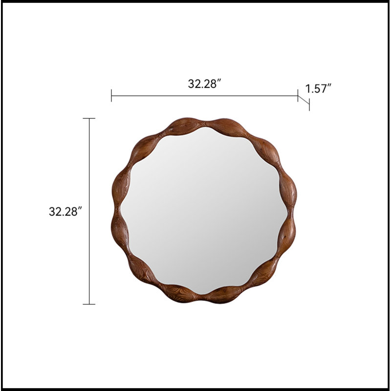Rond Eleanor avec cadre en bois