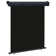 Dakota Fields 140cm W x 0cm D Fabric Black Cover Motorised Retractable Side Awning