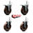 High Temp Gla Filled Stem Caster Set
